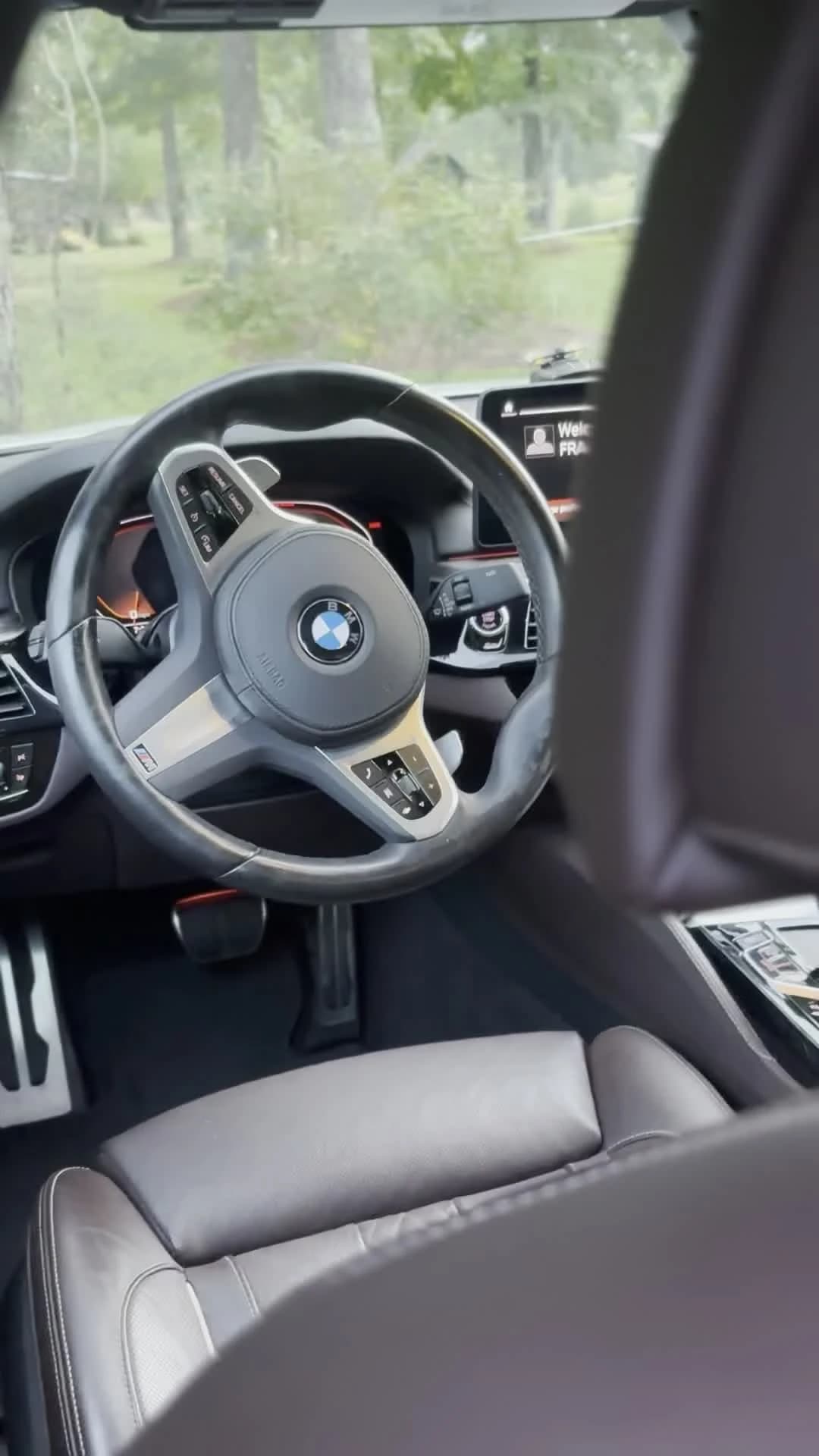BMW leather interior